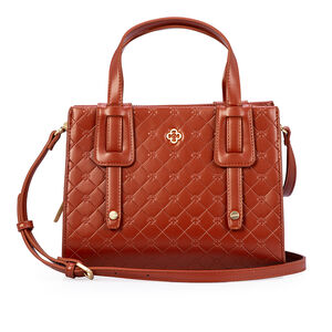 BOLSA M&Eacute;DIA CARAMELO MONOGRAMA TOTE