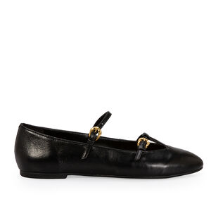 SAPATILHA COURO PRETA