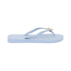 CHINELO DE DEDO AZUL CHIARO MONOGRAMA