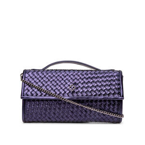 BOLSA CLUTCH MARINHO AZZURRO DE COURO TRESS&Ecirc;