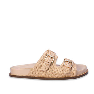 PAPETE DE COURO NUDE SEDA TRAMADO