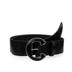 CINTO FEMININO PRETO DE COURO VETRO