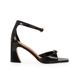 SAND&Aacute;LIA SALTO ALTO COURO PRTA