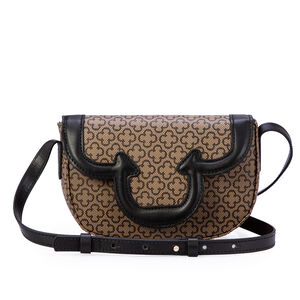 BOLSA PEQUENA TIRACOLO PRETA MONOGRAMA SHOULDER BAG