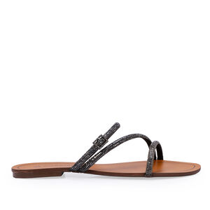 CHINELO RASTEIRO MALHA PRATEADA