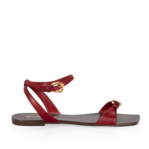 SAND&Aacute;LIA RASTEIRA COURO CRU/AMARONE