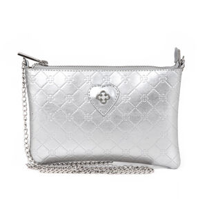 BOLSA INFANTIL PRATA ALÇA CORRENTE