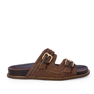 PAPETE MARROM TOBACCO DE COURO TRAMADO