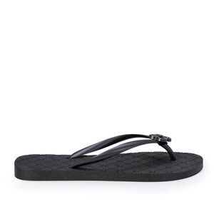 CHINELO DE DEDO PRETO MONOGRAMA