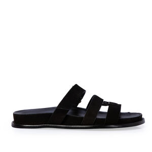 PAPETE PRETA DE COURO NOBUCK