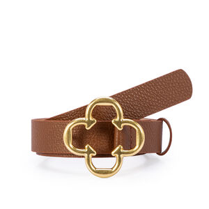 CINTO FEMININO MARROM DE COURO