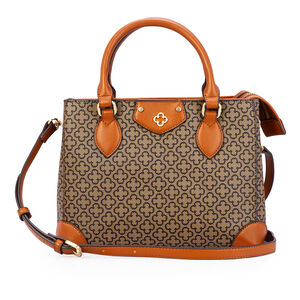 BOLSA M&Eacute;DIA CARAMELO MONOGRAMA TOTE