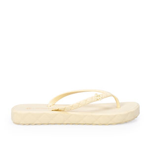 CHINELO DE DEDO CREME BRULLE MATELASS&Ecirc;