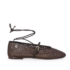 SAPATILHA MARROM TOBACCO TRAMADO AMARRA&Ccedil;&Atilde;O