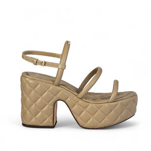 SAND&Aacute;LIA MEIA PATA VERDE ALBERO DE COURO MATELASS&Ecirc;