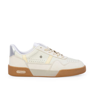 T&Ecirc;NIS FEMININO FLATFORM CREME BRULLE DE COURO AMARRA&Ccedil;&Atilde;O
