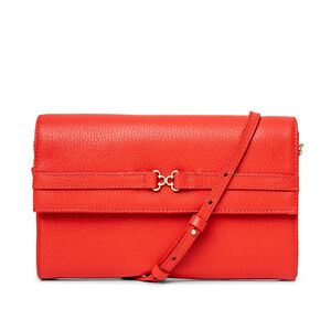 BOLSA TIRACOLO VERMELHA RUBI DE COURO SHOULDER BAG