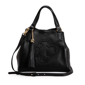 BOLSA TOTE COURO PRETA