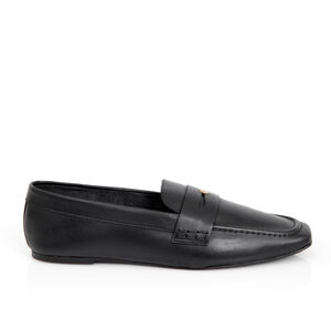 LOAFER MOCASSIM PRETO DE COURO