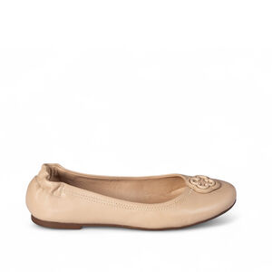 SAPATILHA INFANTIL NUDE SEDA DE COURO CATHERINE