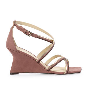 SAND&Aacute;LIA SALTO ANABELA ROSA MALVA DE COURO