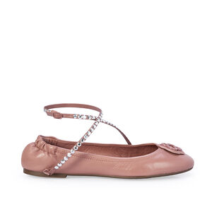 SAPATILHA CATHERINE COURO ROSA MALVA