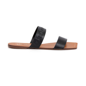 CHINELO RASTEIRO PRETO BICO QUADRADO