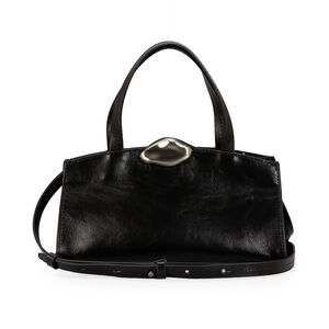 BOLSA TOTE COURO PRETA