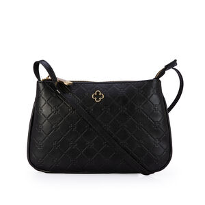 BOLSA TIRACOLO PEQUENA PRETA PIETRA