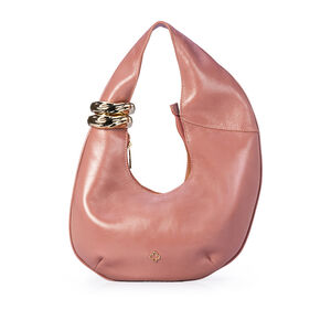 BOLSA HOBO COURO MALVA