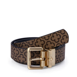 CINTO FEMININO PRETO MONOGRAMA