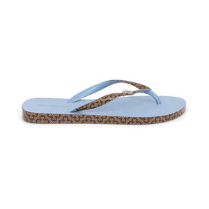 CHINELO DE DEDO AZUL CHIARO MONOGRAMA