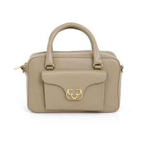 BOLSA TOTE DE COURO VERDE ALBERO