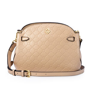 BOLSA SHOULDER BAG NUDE SEDA MONOGRAMA