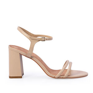 SAND&Aacute;LIA SALTO M&Eacute;DIO COURO SEDA