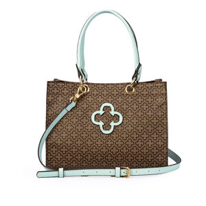 BOLSA M&Eacute;DIA VERDE MATCHA MONOGRAMA TOTE