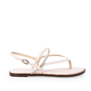 SAND&Aacute;LIA INFANTIL COURO ROSA PE&Ocirc;NIA