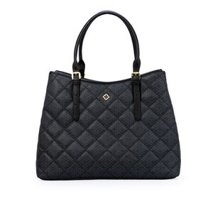 BOLSA SHOPPER PRETA MONOGRAMA