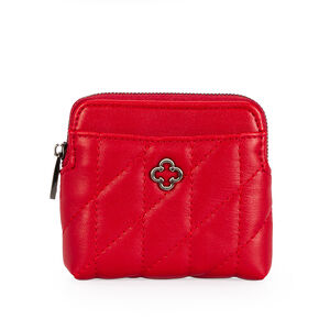 CARTEIRA PEQUENA VERMELHA GRANADA MATELASS&Ecirc;