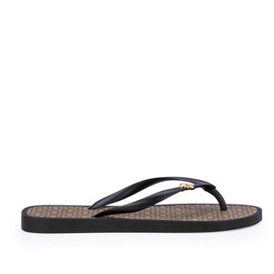 CHINELO DE DEDO PRETO MONOGRAMA INJETADO