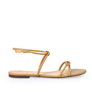 SAND&Aacute;LIA RASTEIRA BEGE SAVANA DE COURO