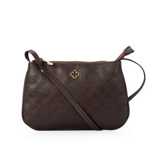 BOLSA TIRACOLO PEQUENA MARROM PIETRA