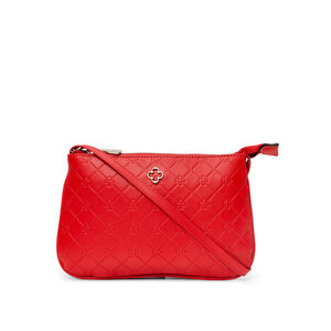 BOLSA TIRACOLO VERMELHA RUBI MONOGRAMA PIETRA