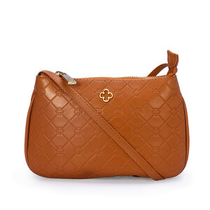 BOLSA SHOULDER BAG TIRACOLO CARAMELO TORRONE MONOGRAMA PIETRA