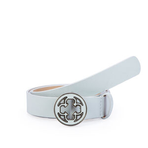 CINTO FEMININO AZUL TURMALINA DE COURO