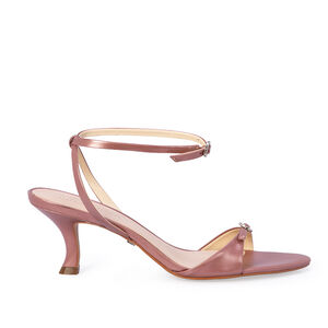 SAND&Aacute;LIA SALTO ALTO ROSA MALVA DE COURO