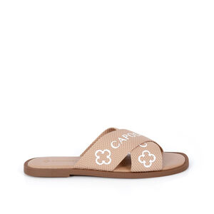 CHINELO RASTEITO NUDE SEDA TIRAS GORGURÃO