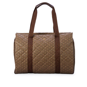 MALA DE M&Atilde;O CAF&Eacute; MONOGRAMA AL&Ccedil;A GORGUR&Atilde;O