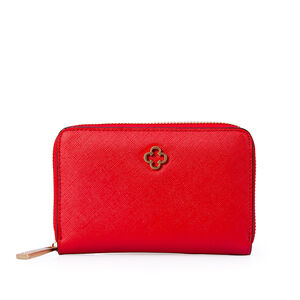 CARTEIRA PEQUENA VERMELHA SAFIANO