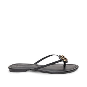 CHINELO RASTEIRA PRETO DE COURO